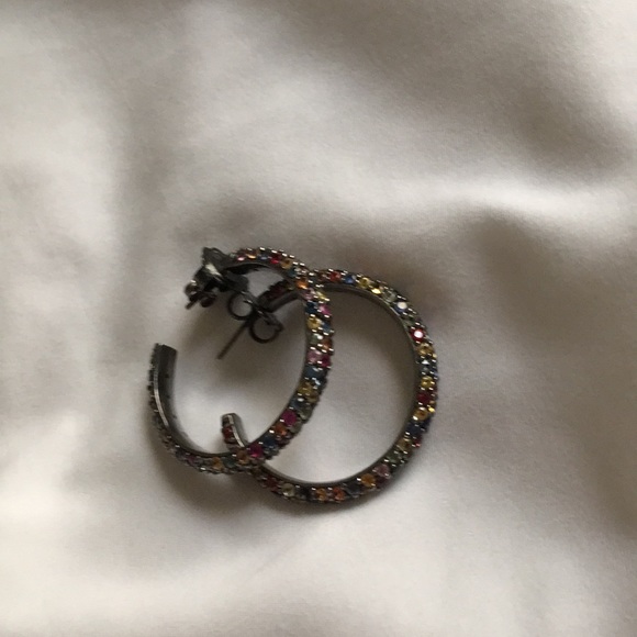 MATHEW CAMBELL multicolored hoops!!! - Picture 4 of 4